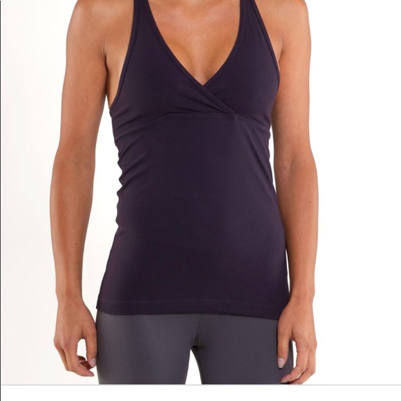 YOU GET 2 Lululemon deep v tank size 4 MINT COND - Picture 3 of 4